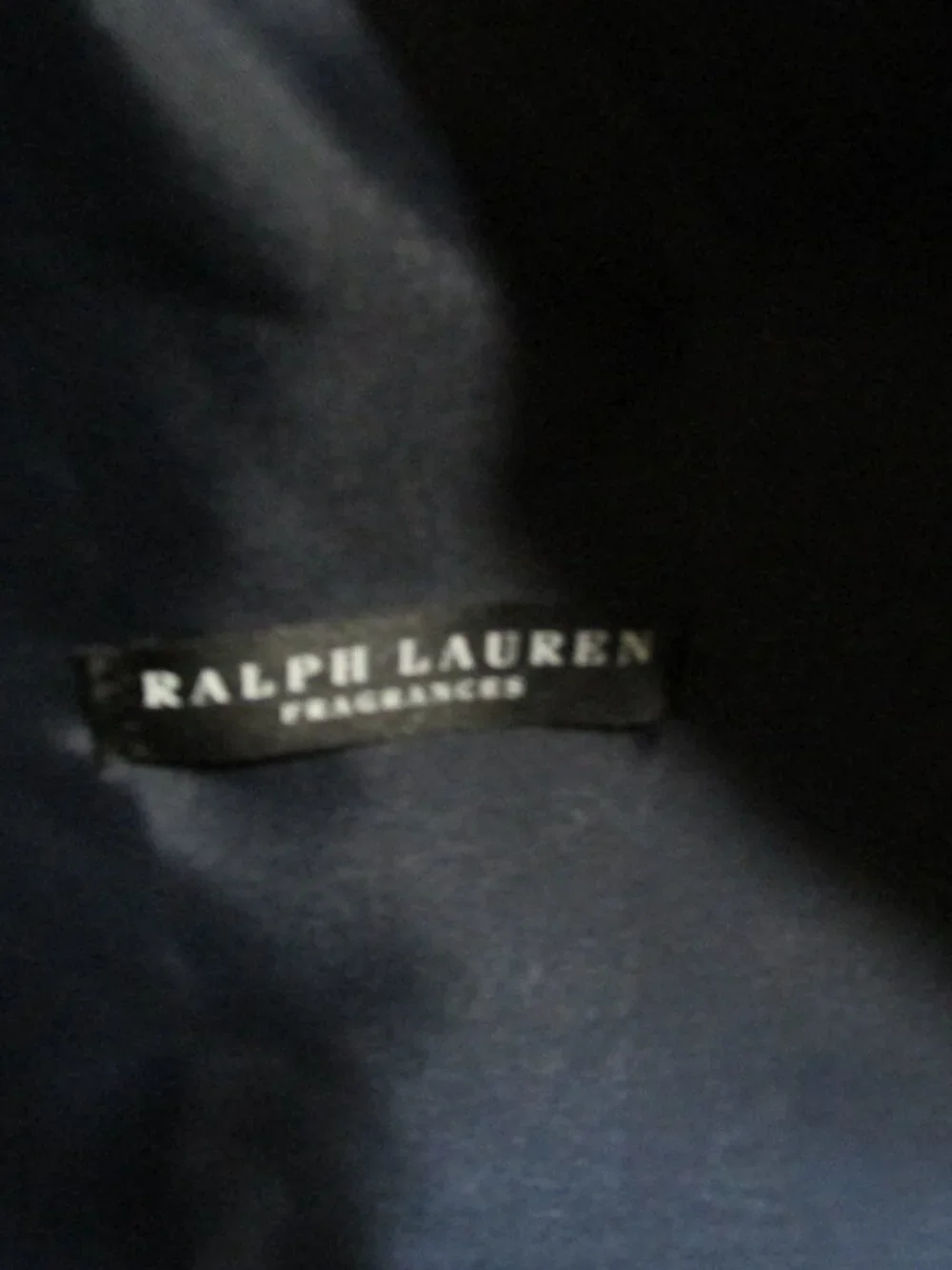 P2911-NWOT Ralph Lauren Polo Navy Canvas Duffle with Extended Pocket
